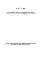 DECLARATION Wuhan Maxsine electric technology limited (Page 2 / 9) Maxsine EP100 AC SERVO User Manual